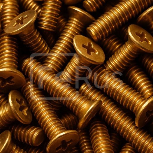 Винт бронзовый М30 шаг резьбы 3,5 мм БрАМц9-2 ГОСТ 1759.0-87