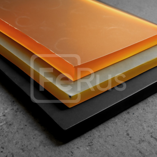 Лист капролон графитонаполненный 240х1000 мм ПА 6 ТУ 6-06-38-89