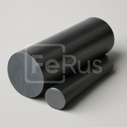 Стержень темно-серый 50,8х3050 мм PVC-CAW ТУ 22.21.10-011-17152852-2019