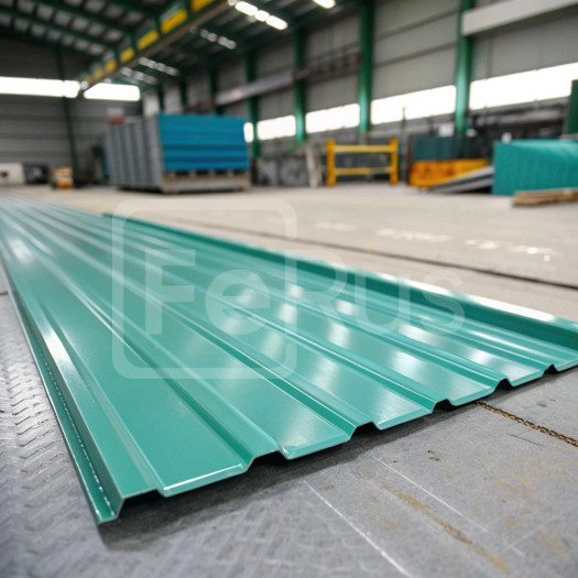 Профнастил С10 полиэстер (Zn100-180) 0,45х1100х1200 мм, RAL 6029