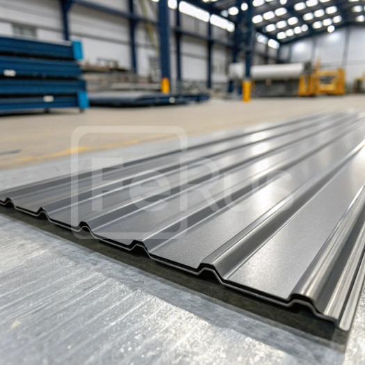 Профнастил С10 полиэстер (Zn100-180) 0,35х1100х1200 мм, RAL 7047