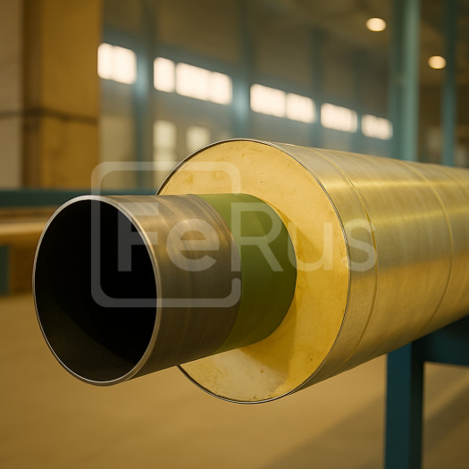 Труба ППУ стальная оболочка 1575х1420х12 мм 17Г1С ГОСТ 30732-2006