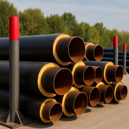 Труба ППУ полиэтиленовая оболочка 280х159х4,5 мм 10Г2С1 ГОСТ 30732-2006